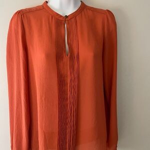 ZARA ORANGE BLOUSE SIZE MEDIUM